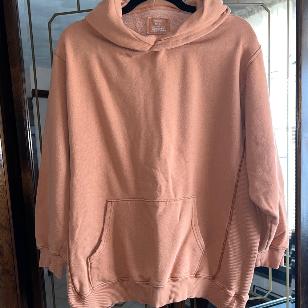 aerie Oversized Hoodie in Dusty Orange